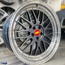 JUEGO DE RINES 18"X8.5"/9.5" 5-100 TIPO BBS LM