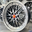 JUEGO DE RINES 18"X8.5"/9.5" 5-100 TIPO BBS LM