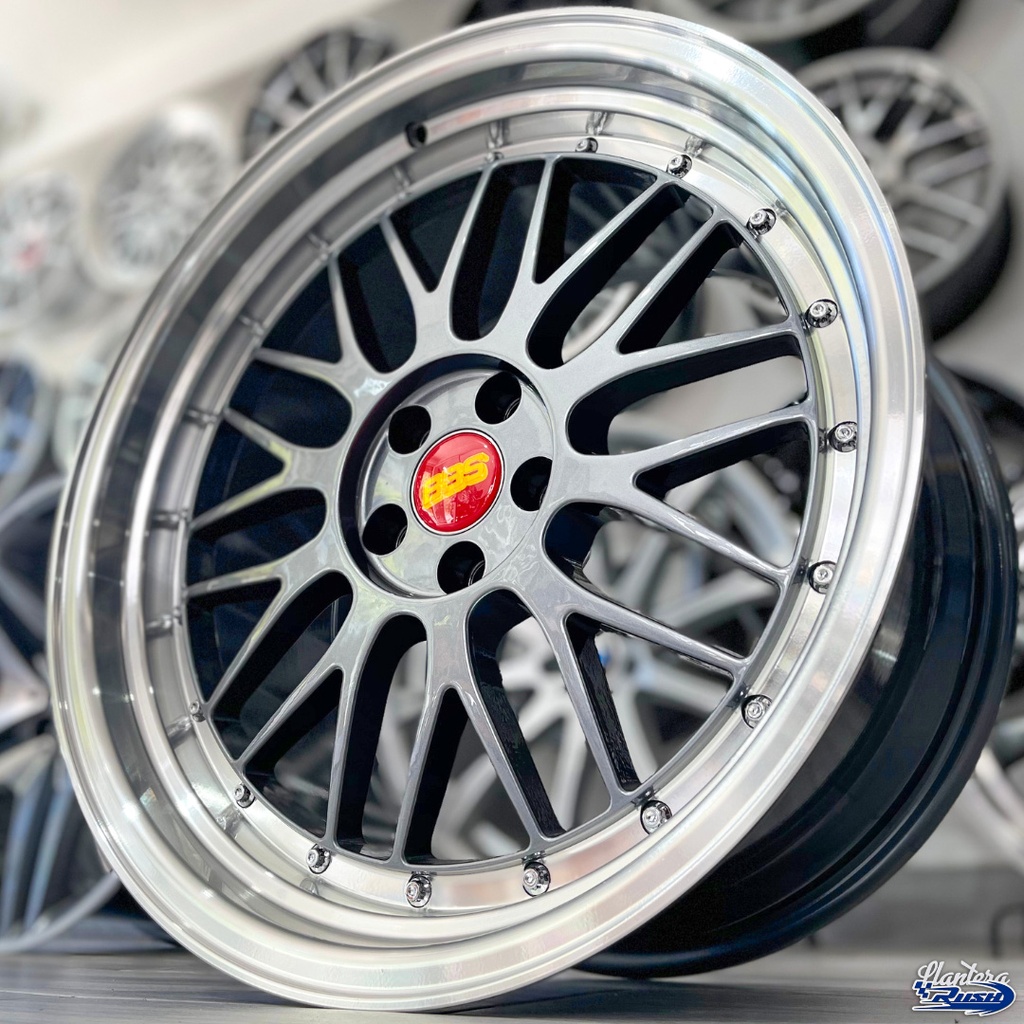 JUEGO DE RINES 18"X8.5"/9.5" 5-100 TIPO BBS LM