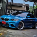 JUEGO DE RINES 18"X8.5"/9.5" 5-100 TIPO BBS LM