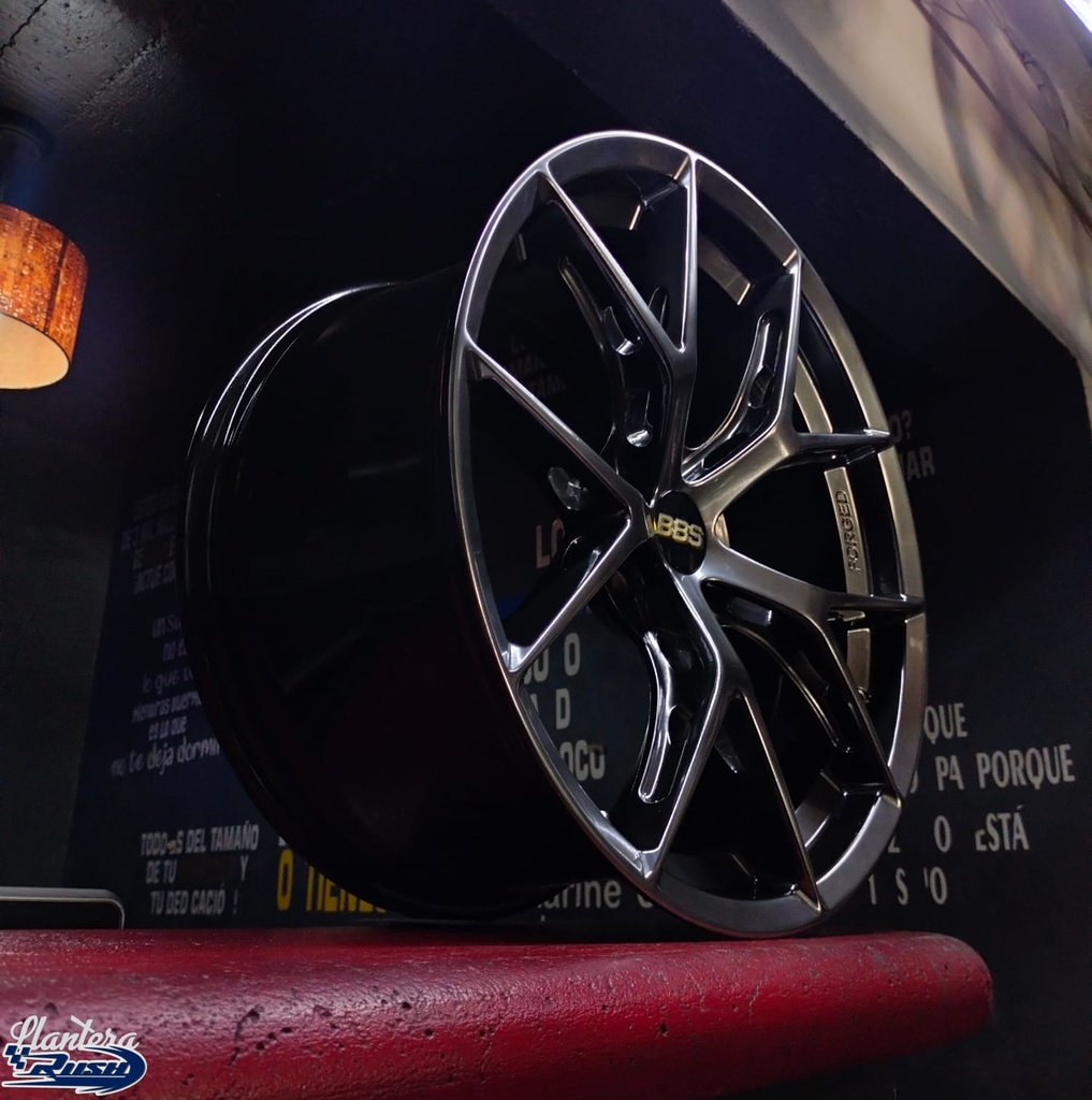 JUEGO DE RINES 19"X8".5"/9.5" 5-112/5-114.3 TIPO BBS FI-R