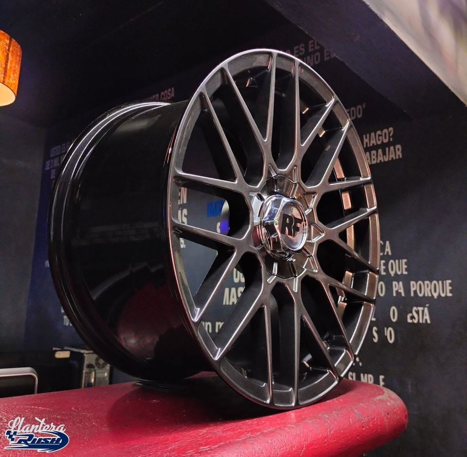 JUEGO DE RINES 18"X8.5"/9.5" 5-100/5-114/5-114 TIPO ROTIFORM RSE