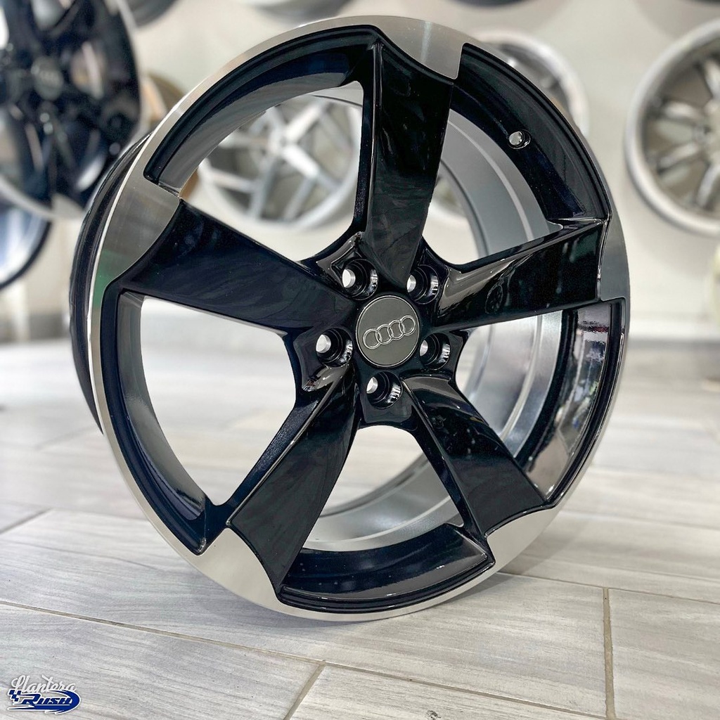 JUEGO DE RINES 17"X7.5" 5-100 TIPO AUDI ROTOR
