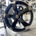 JUEGO DE RINES 17"X7.5" 5-100 TIPO AUDI ROTOR