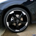 JUEGO DE RINES 17"X7.5" 5-100 TIPO AUDI ROTOR