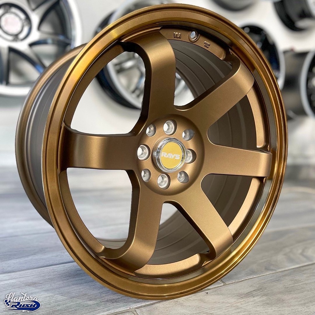 JUEGO DE RINES 17"X8/9" 4-100/4-114.3 TIPO VOLK RAYS T37