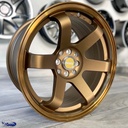 JUEGO DE RINES 17"X8/9" 4-100/4-114.3 TIPO VOLK RAYS T37