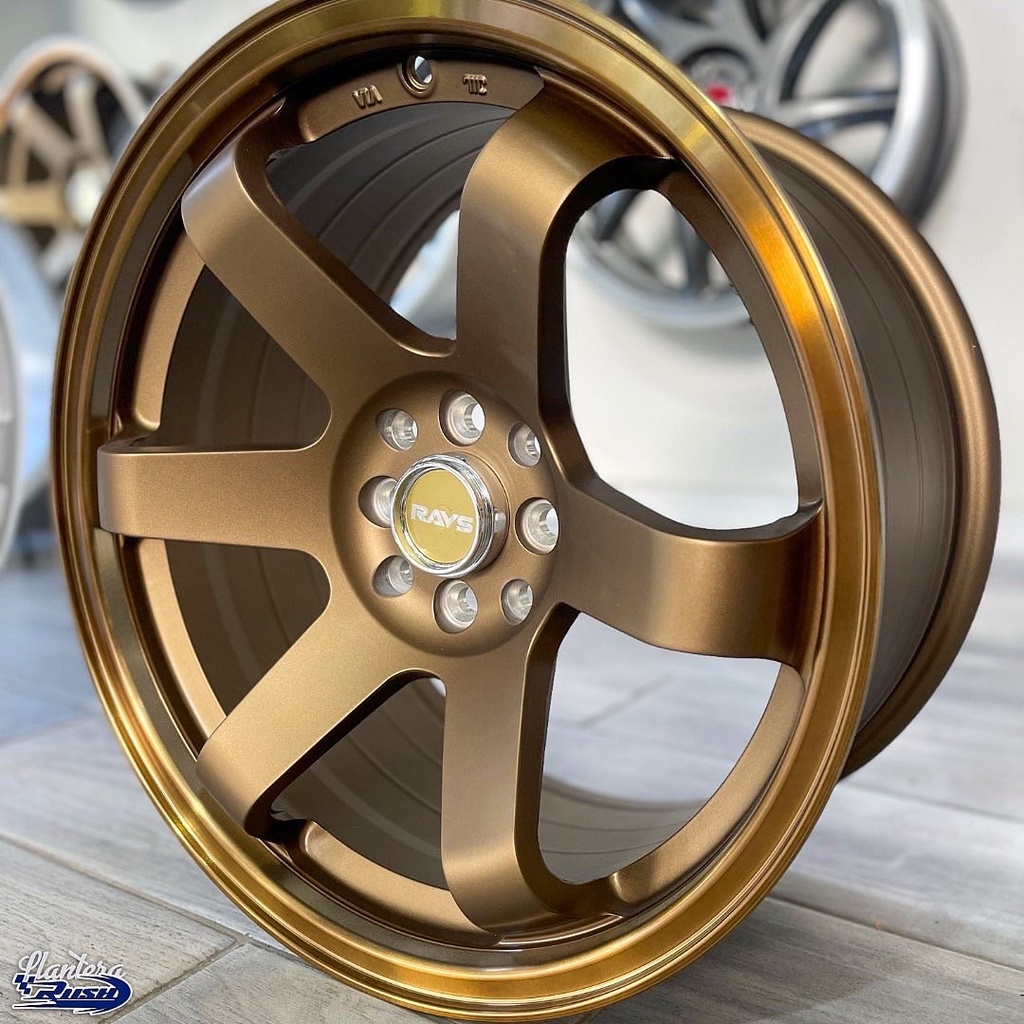 JUEGO DE RINES 17"X8/9" 4-100/4-114.3 TIPO VOLK RAYS T37