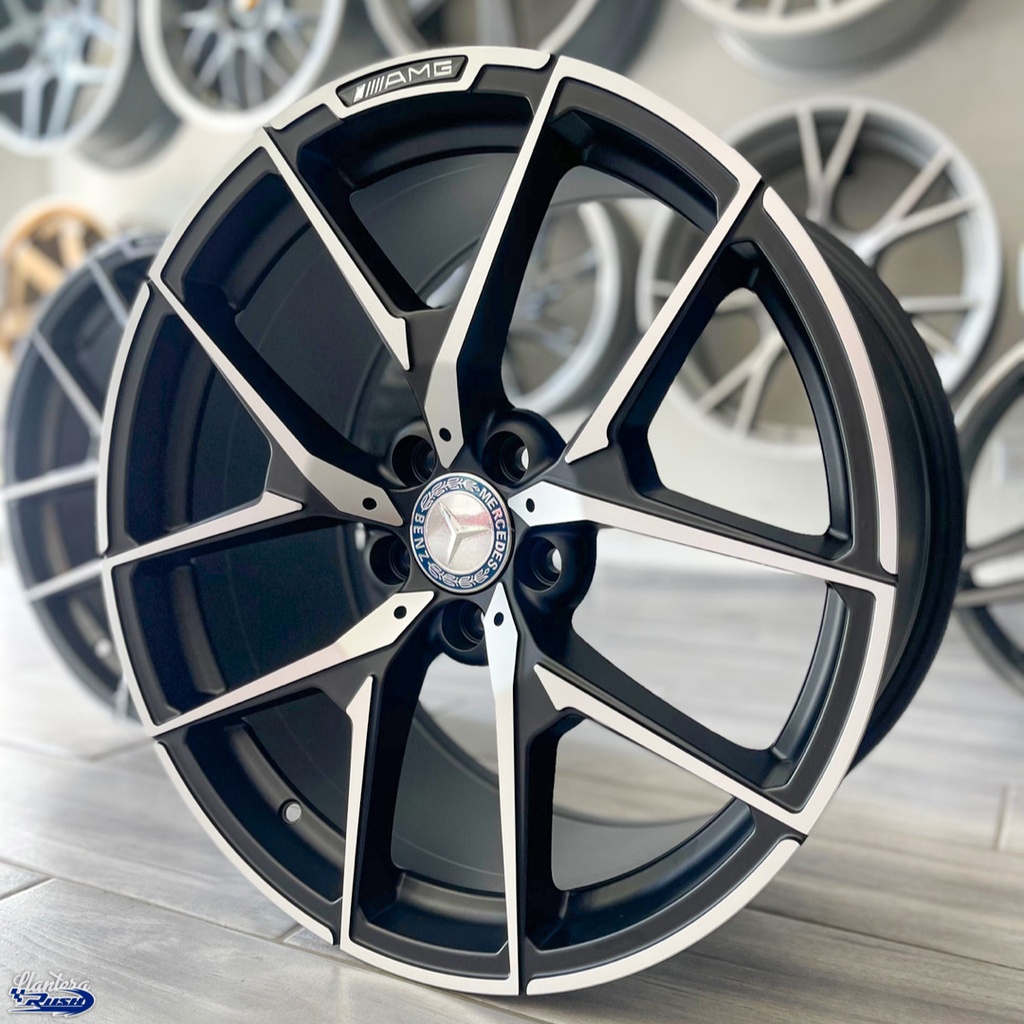 JUEGO DE RINES 19"X8.5/9.5" 5-112 TIPO MERCEDEZ BENZ AMG
