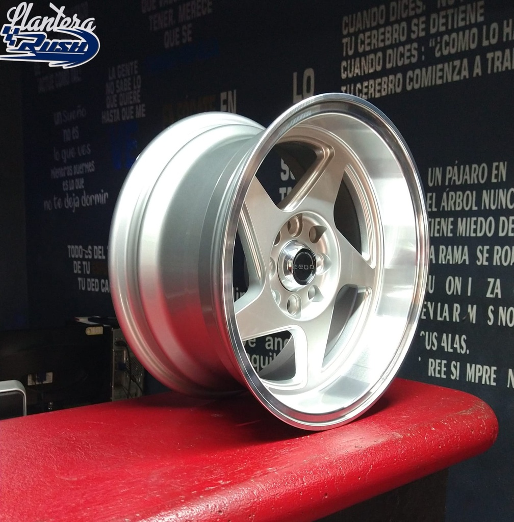 JUEGO DE RINE 14"X7" 4-100/108 TIPO ZEDD WHEEL
