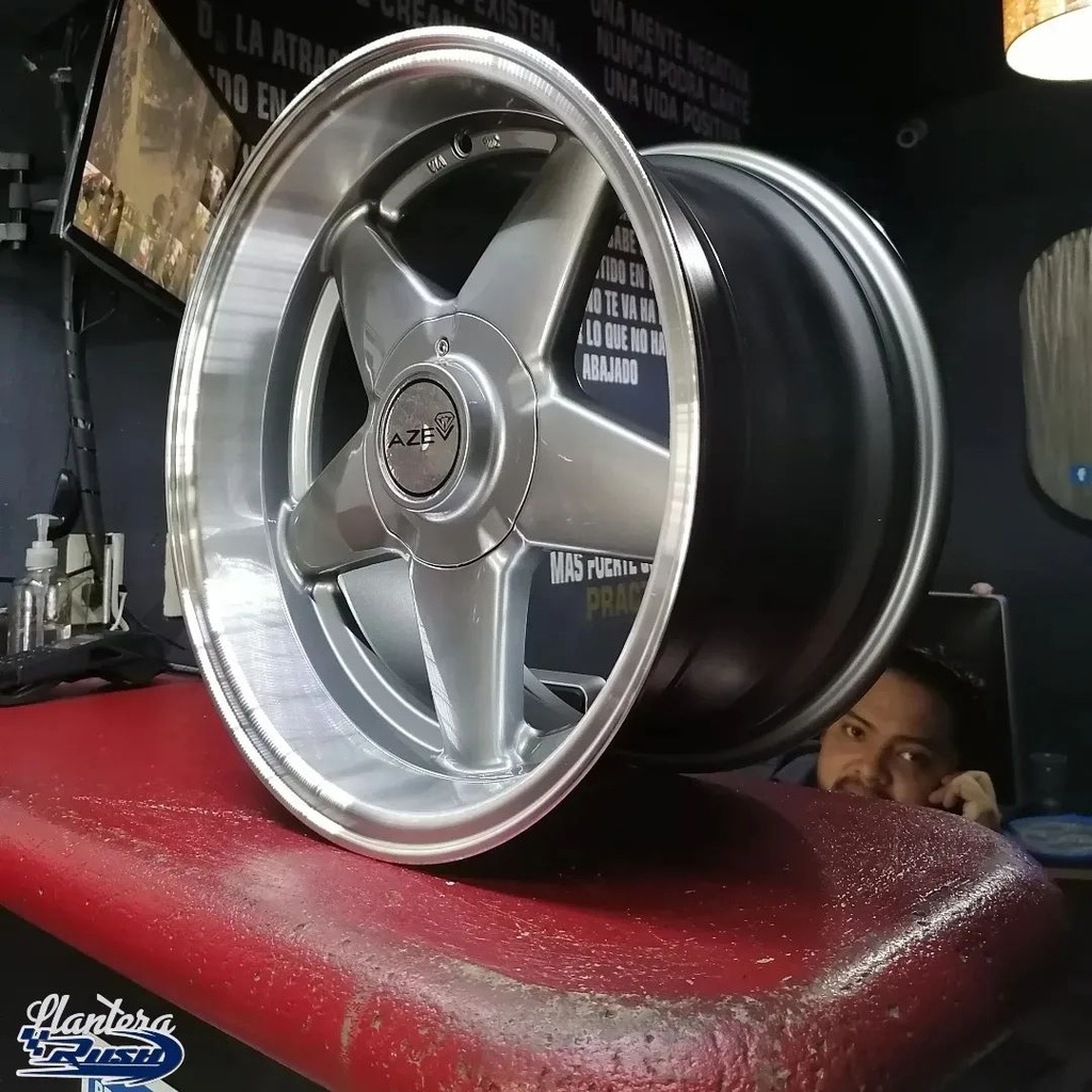 JUEGO DE RINES 16"X8"/9" 4-100/114.3 TIPO AZEV