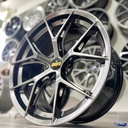 JUEGO DE RINES 19"X9.5/8.5" 5-112/114.3 TIPO BBS FI-R