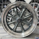JUEGO DE RINES 15"X5.5" 4-130 TIPO VW SPIDER