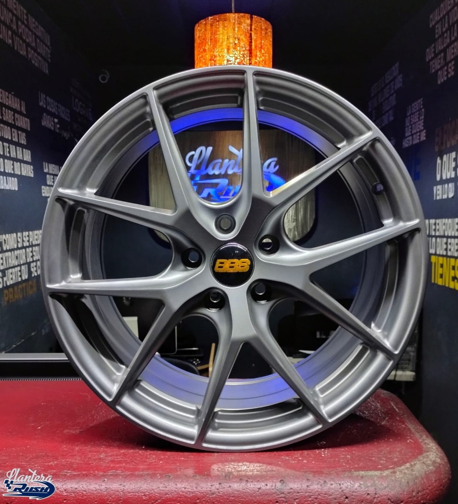 JUEGO DE RINES 18"X8" 5-112/5-114 TIPO BBS CI-R