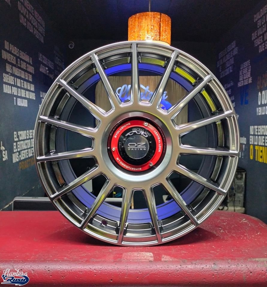 JUEGO DE RINES 17"X7.5" 5-100 TIPO OZ SUPERTURISMO EVOLUZIONE