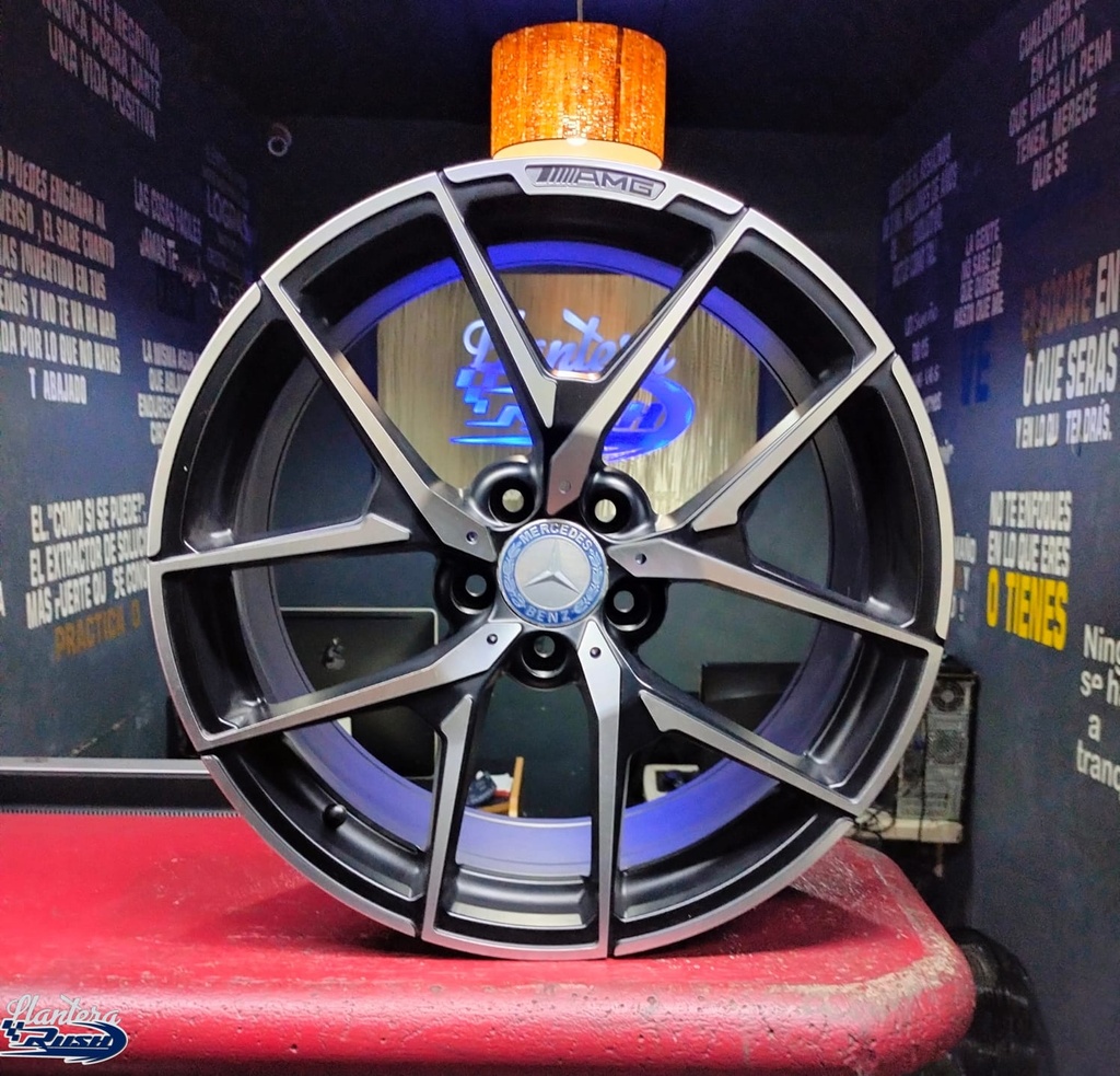 JUEGO DE RINES 19"X8.5"/9.5" 5-112 TIPO MERCEDES BENZ AMG