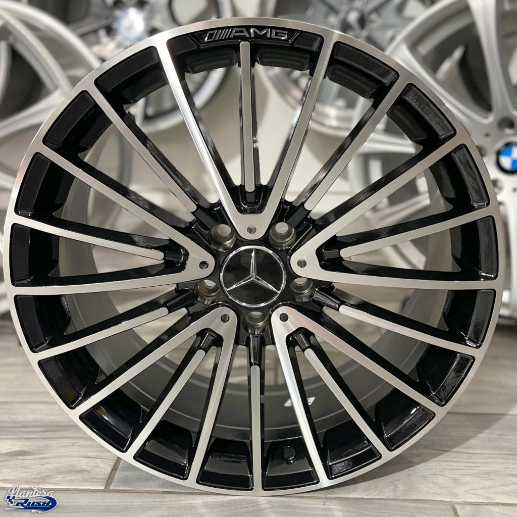 JUEGO DE RINES 19"X8.5/9.5" 5-112 TIPO MERCEDES BENZ AMG CLASE S