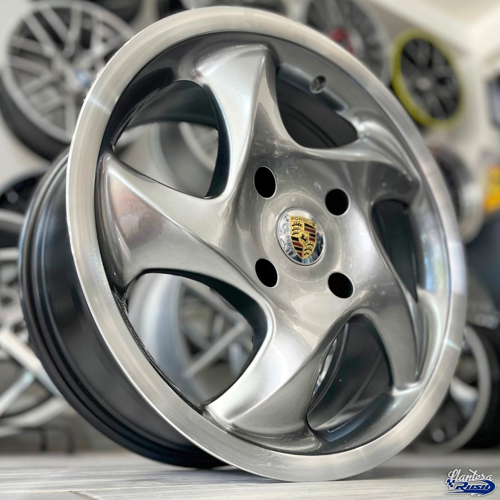 JUEGO DE RINES 17"X7.5" TIPO PORSCHE TWIST