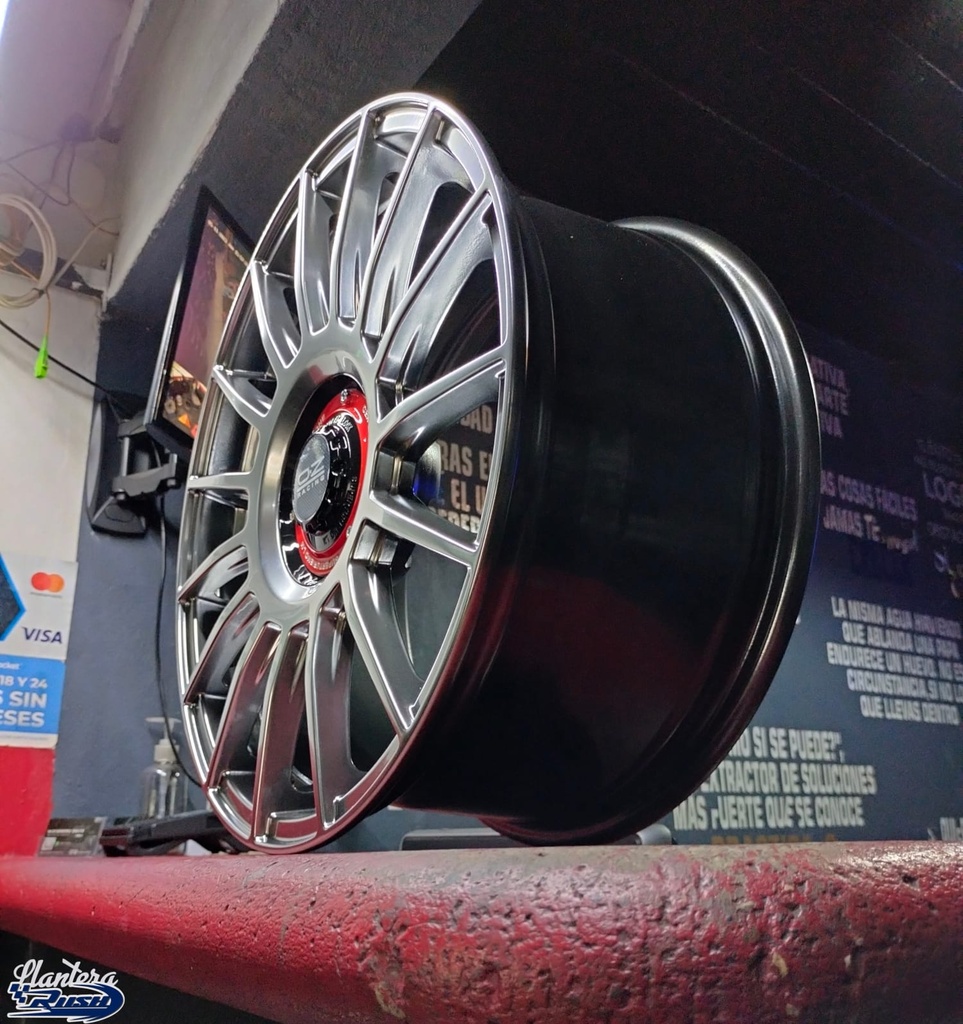 JUEGO DE RINES 18"X8" 5-112 TIPO OZ SUPERTURISMO EVOLUZIONE