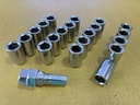 KIT DE 20 TUERCAS TUNER 7/16X18 HEXAGONAL