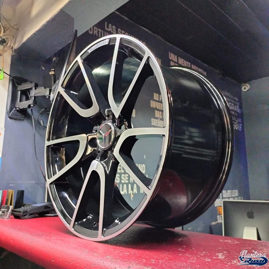 JUEGO DE RINES 19"X8.5"/9.5" 5-112 TIPO MERCEDES AMG-GLC 43