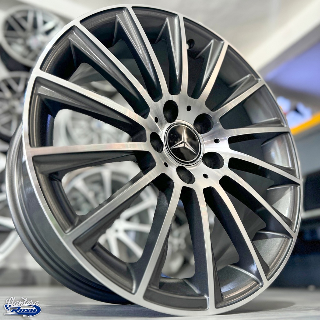 JUEGO DE RINES 18"X8" 5-112 TIPO MERCEDES BENZ CLASE E