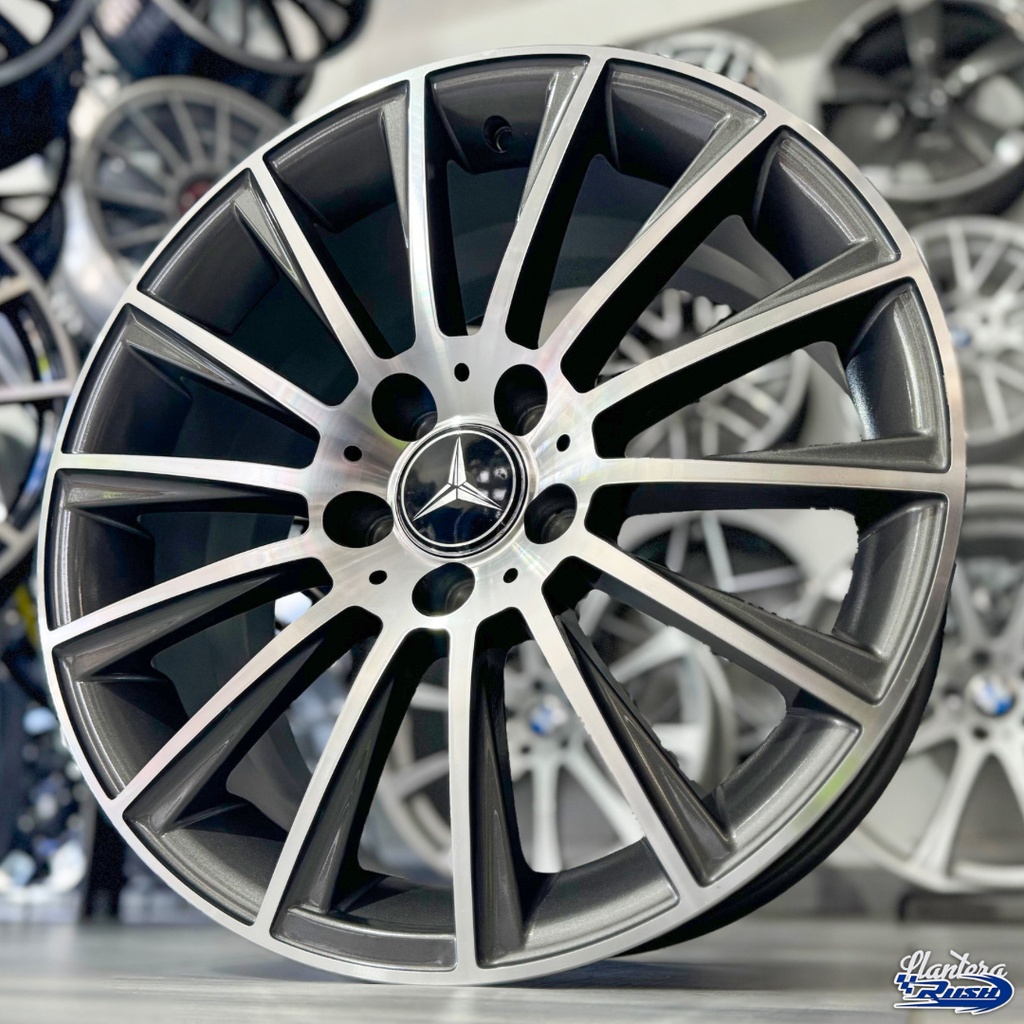 JUEGO DE RINES 18"X8" 5-112 TIPO MERCEDES BENZ CLASE E