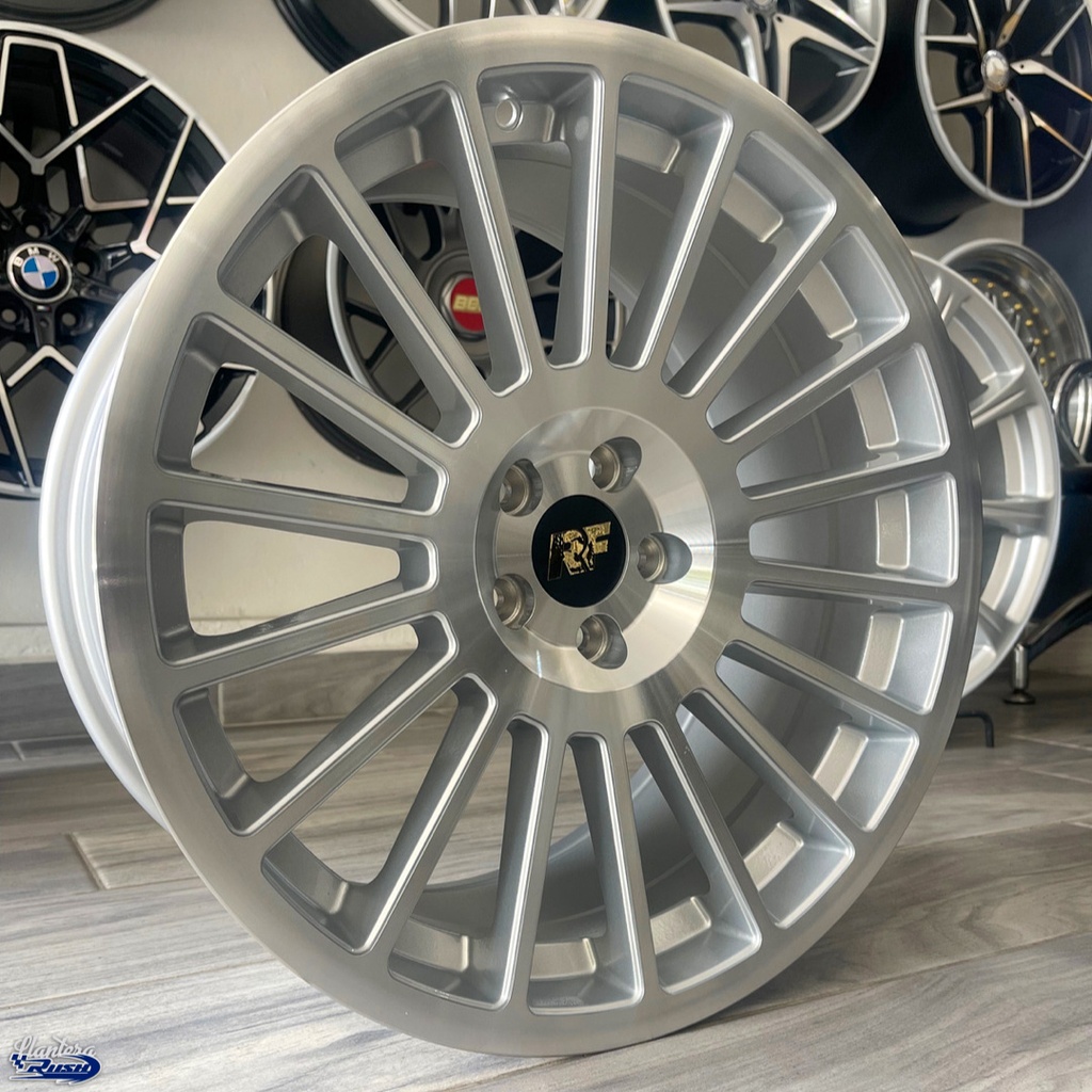 JUEGO DE RINES 18"X8.5"/9.5" 5-100 TIPO ROTIFORM R153-BUC