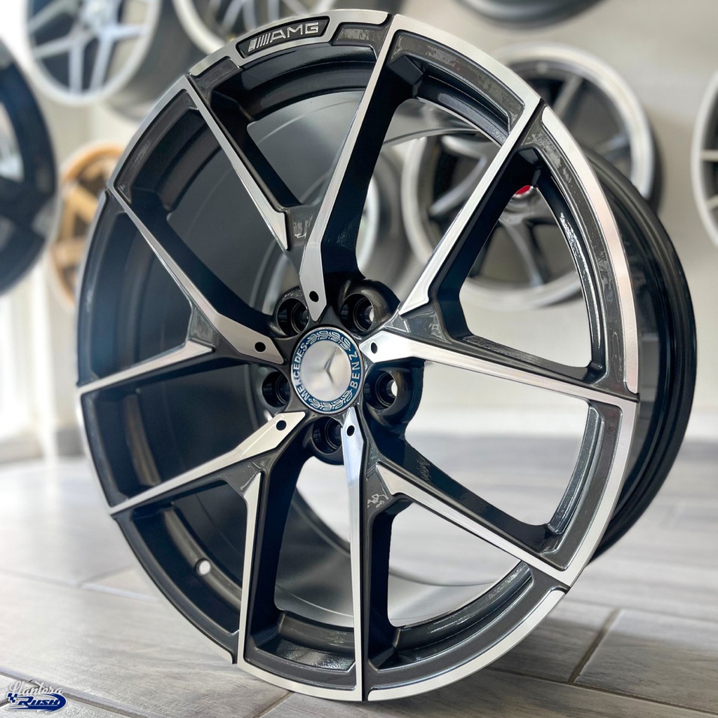 JUEGO DE RINES 19"X8.5/9.5" 5-112 TIPO MERCEDEZ BENZ AMG