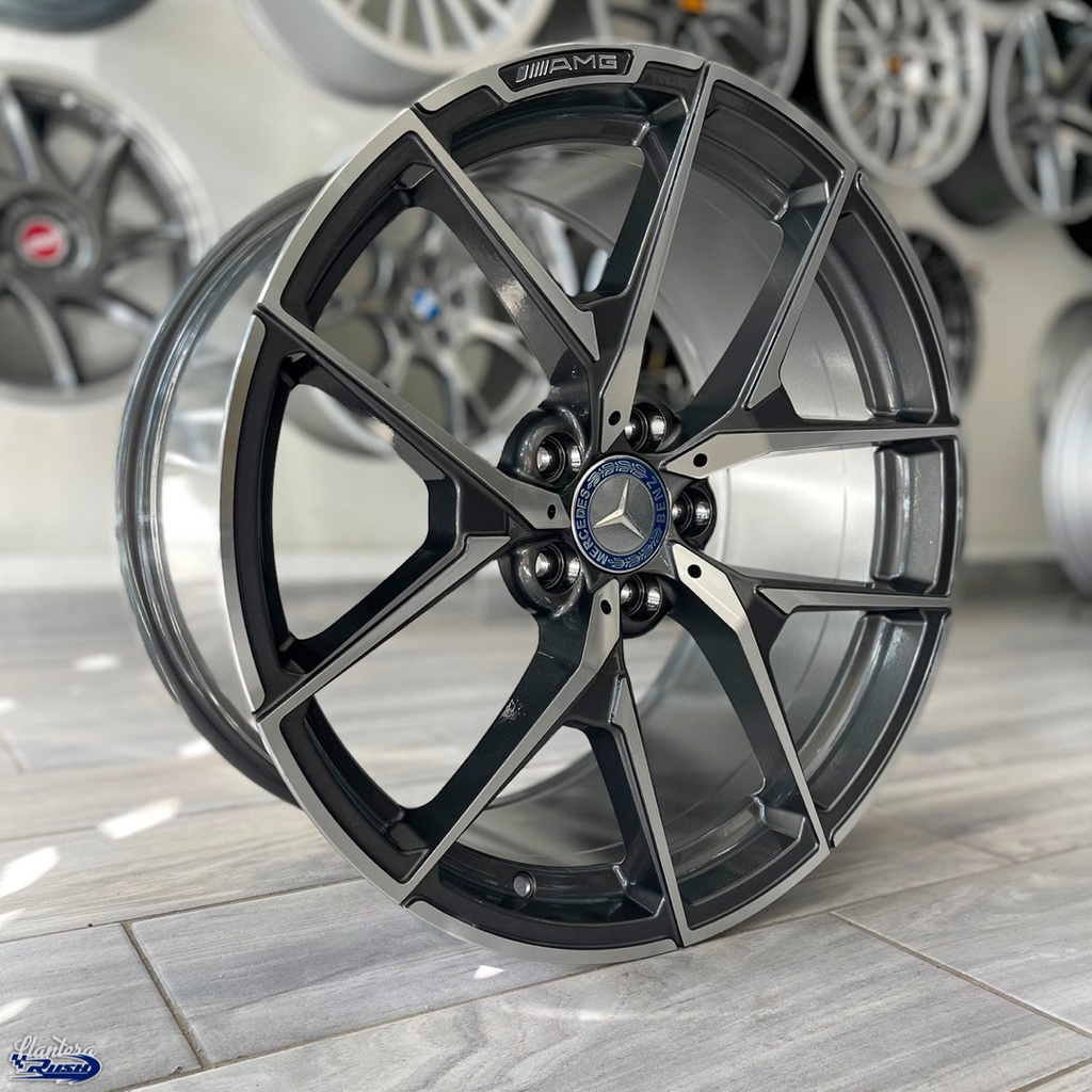 JUEGO DE RINES 19"X8.5/9.5" 5-112 TIPO MERCEDEZ BENZ AMG