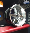 JUEGO DE RINES 17"X7.5"/8.5" 4-100/108 TIPO WORK RAICING