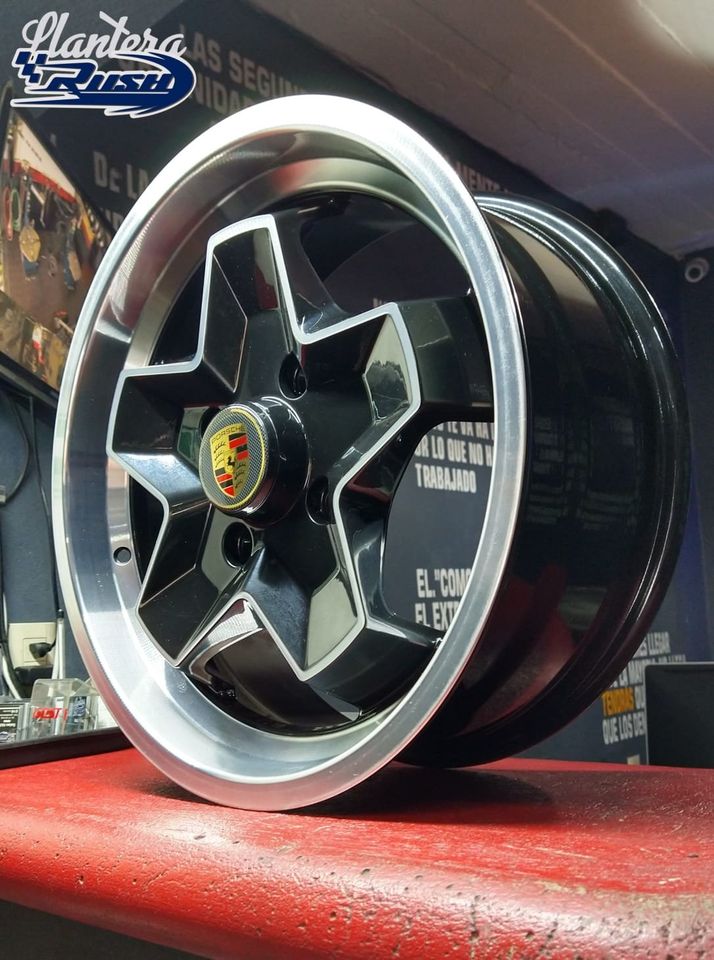 JUEGO DE RINES 17"X7" 4-130 TIPO PORSCHE COOKIE