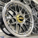 JUEGO DE RINES 17"X8.5" 5-100/112/114.3 TIPO BBS RSII