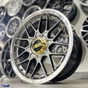 JUEGO DE RINES 17"X8.5" 5-100/112/114.3 TIPO BBS RSII
