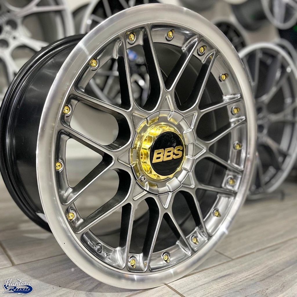 JUEGO DE RINES 17"X8.5" 5-100/112/114.3 TIPO BBS RSII