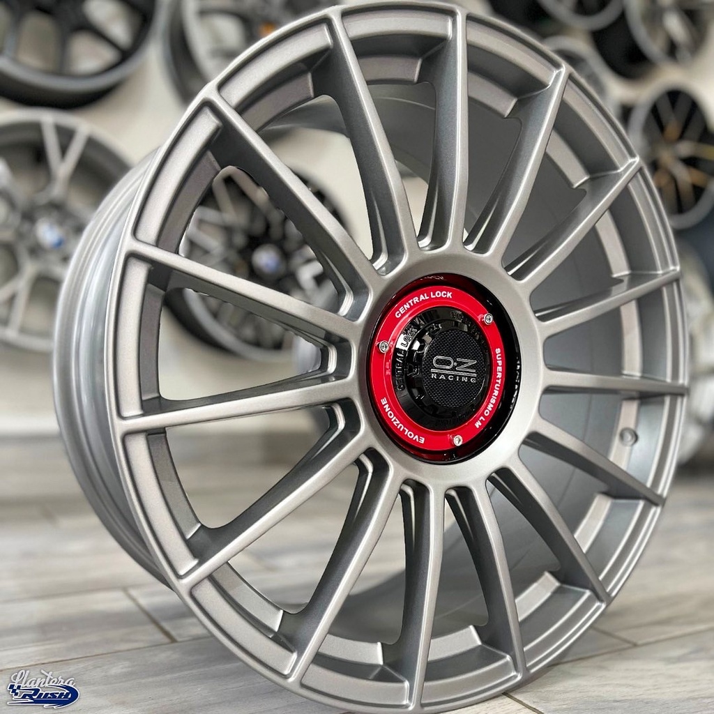 JUEGO DE RINES 19"X8.5" 5-112/114.3 TIPO OZ SUPER TURISMO EVOLUZIONE