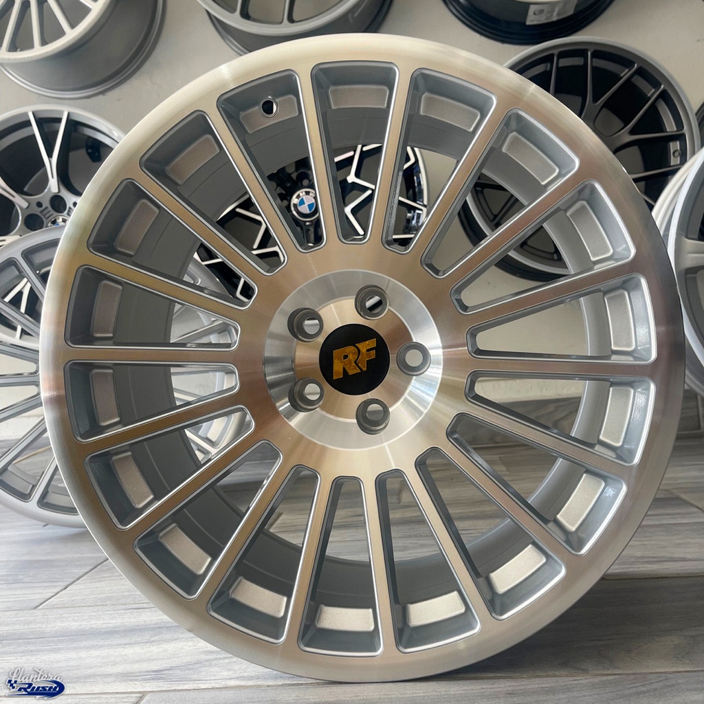 JUEGO DE RINES 18"X8.5"/9.5" 5-100 TIPO ROTIFORM R153-BUC