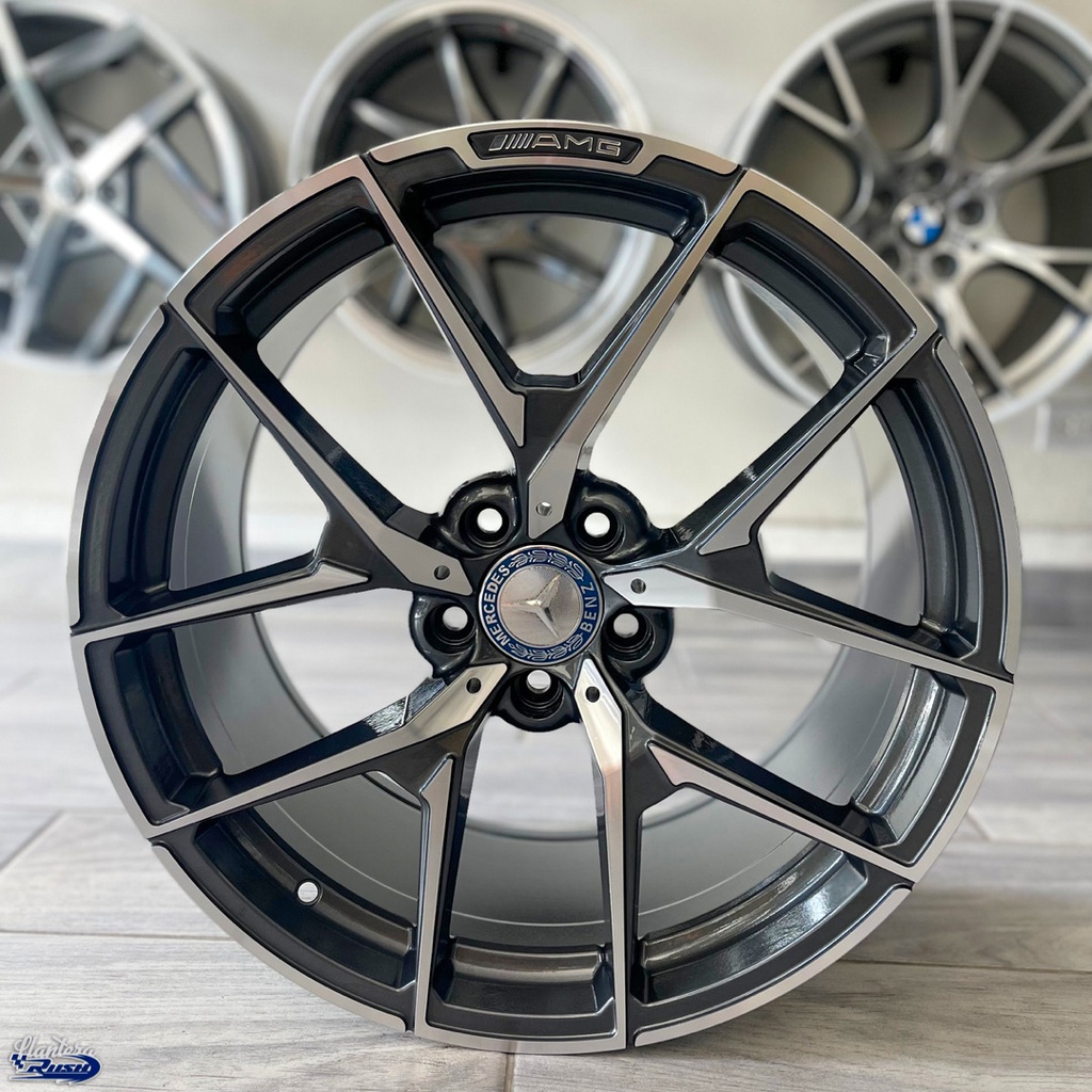 JUEGO DE RINES 19"X8.5/9.5" 5-112 TIPO MERCEDES BENZ AMG