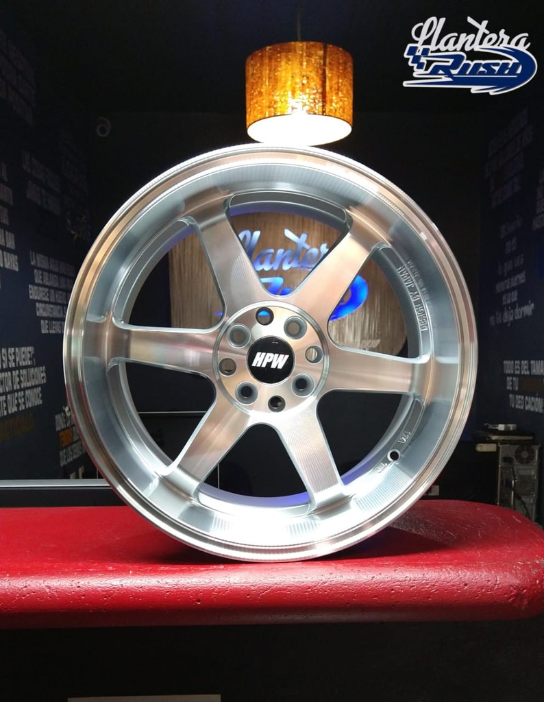 JUEGO DE RINES 17"X7.5"/8.5" 4-100/108 TIPO WORK RAICING