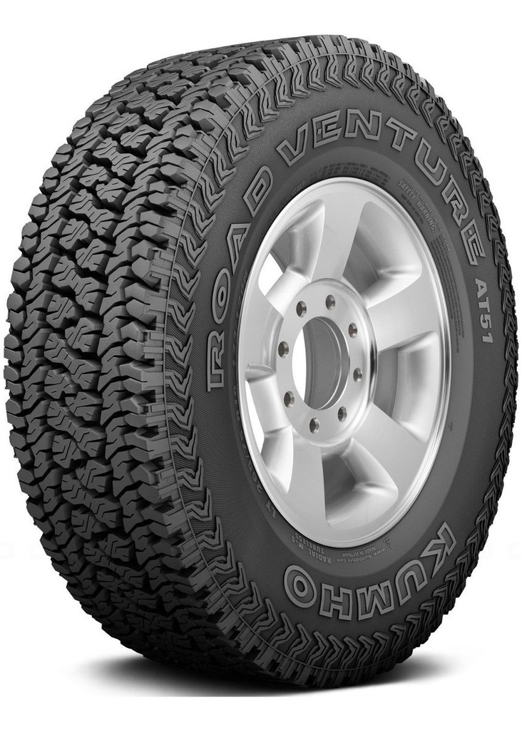 Llanta LT285/55R20-10C 122/119R KUMHO ROAD VENTURE AT51 AUTO