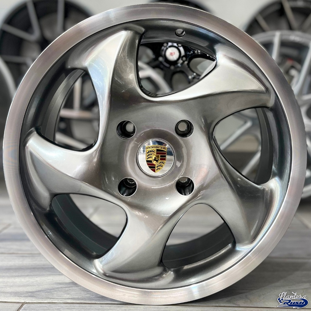 JUEGO DE RINES 17"X7.5" 4-130 TIPO PORSCHE TWIST