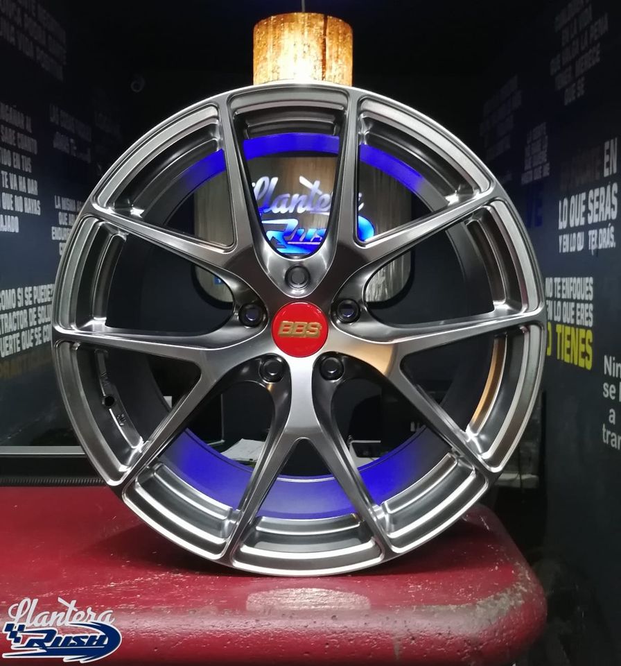 JUEGO DE RINES 19"X8.5"/9.5" 5-120 TIPO BBS CI-R