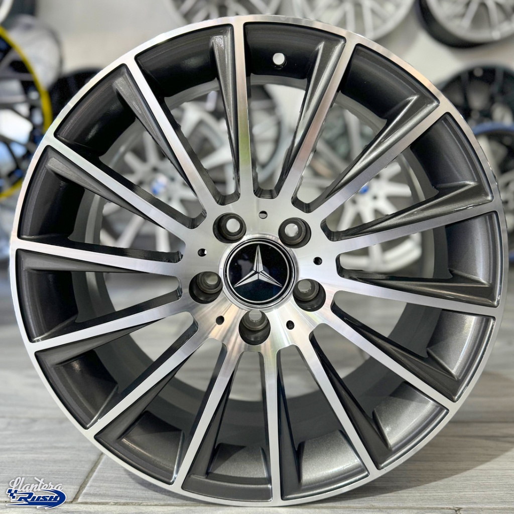 JUEGO DE RINES 18"X8" 5-112 TIPO MERCEDES BENZ CLASE E KT18
