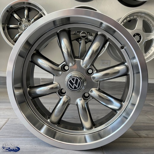 JUEGO DE RINES 17"X7" 4-130 TIPO SPIDER