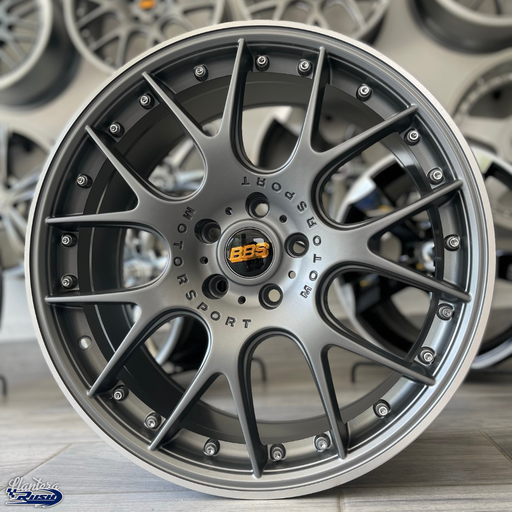 JUEGO DE RINES 19"X8.5" 5-112/113/114.3 TIPO BBS CHR-II