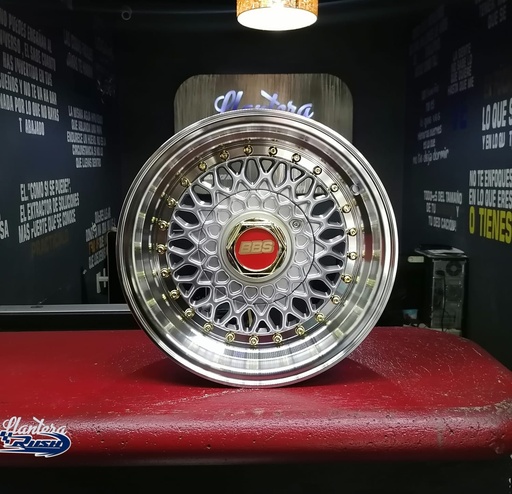 JUEGO DE RINES 14"X6"/7" 4-100/108 TIPO BBS PANAL