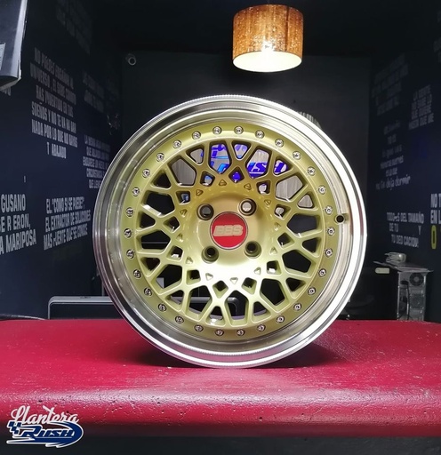 JUEGO DE RINES 15"X8"/9" 4-100 TIPO BBS PANAL