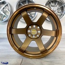 JUEGO DE RINES 17"X8"/9" 4-100/4-114.3 TIPO VOLK RAYS T37