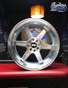 JUEGO DE RINES 17"X7.5"/8.5" 4-100/108 TIPO WORK RAICING
