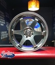 JUEGO DE RINES 17"X8"/9" 4-100/114.3 TIPO VOLK RAYS TE37